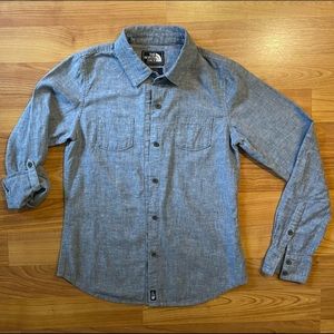 The North Face chambray shirt